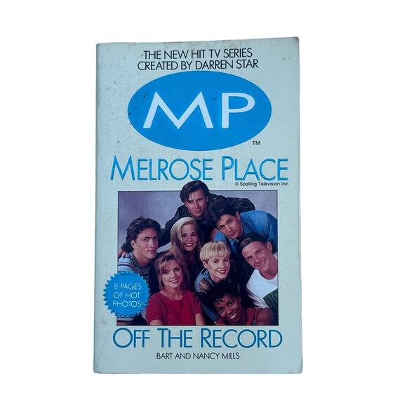 Melrose Place Off The Record First Edition Paperback Book 1992 90s Vintage VTG - Picture 1 of 4